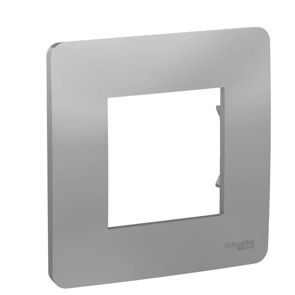 Одинарна рамка Schneider Electric NU200230 (алюміній)