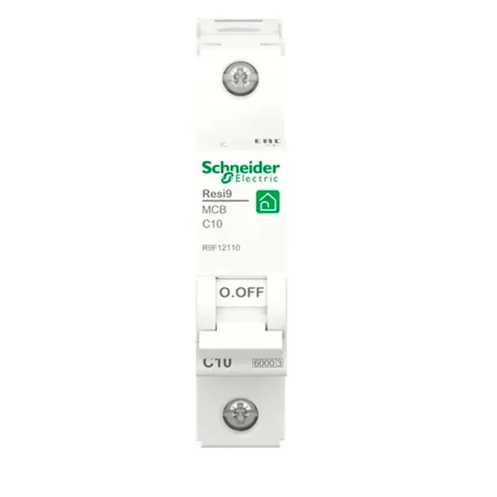 Автоматичний вимикач Schneider Electric RESI9 6кА 1P 10A C (R9F12110)