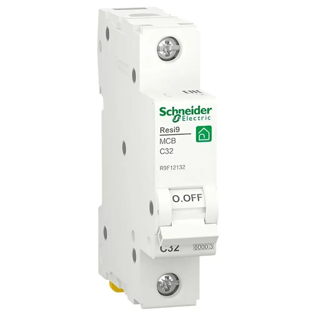 Автоматичний вимикач Schneider Electric RESI9 6кА 1P 32A C (R9F12132)