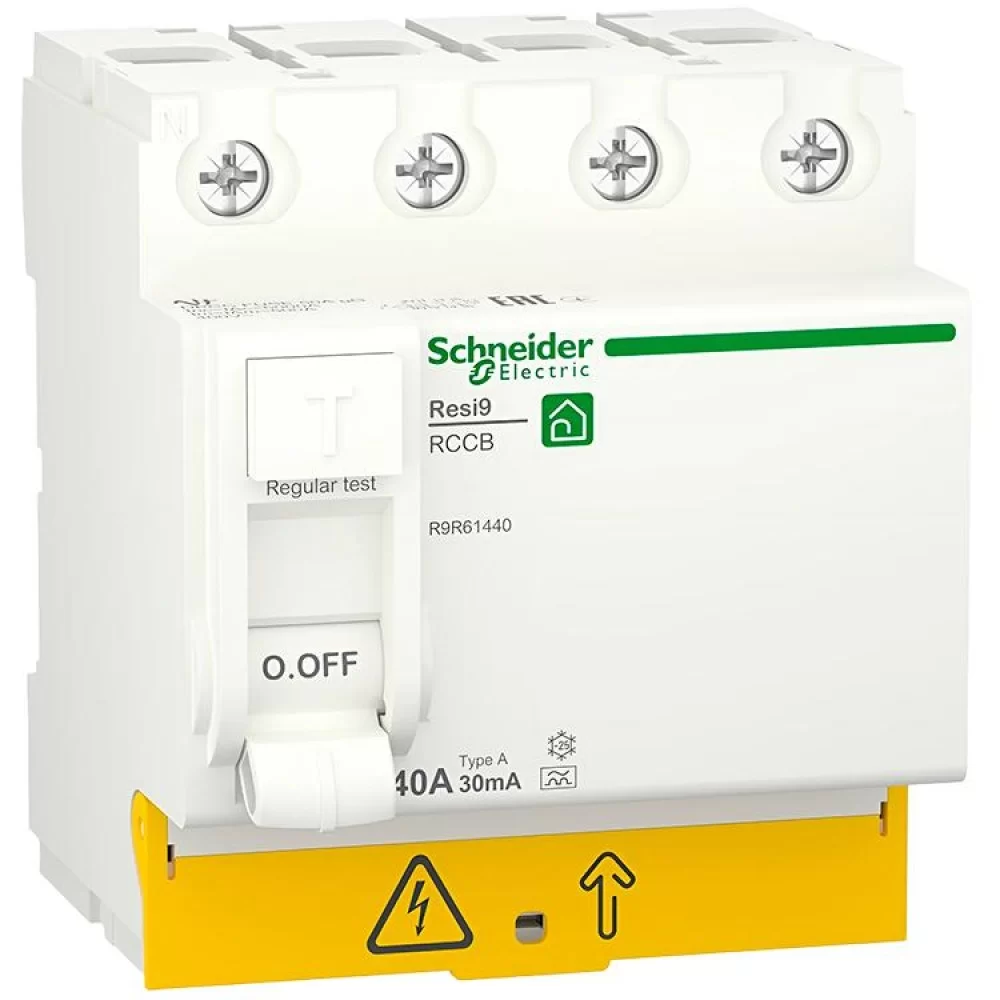 Диференціальне реле Schneider Electric Resi9 40A 4P 30mA А (R9R61440)