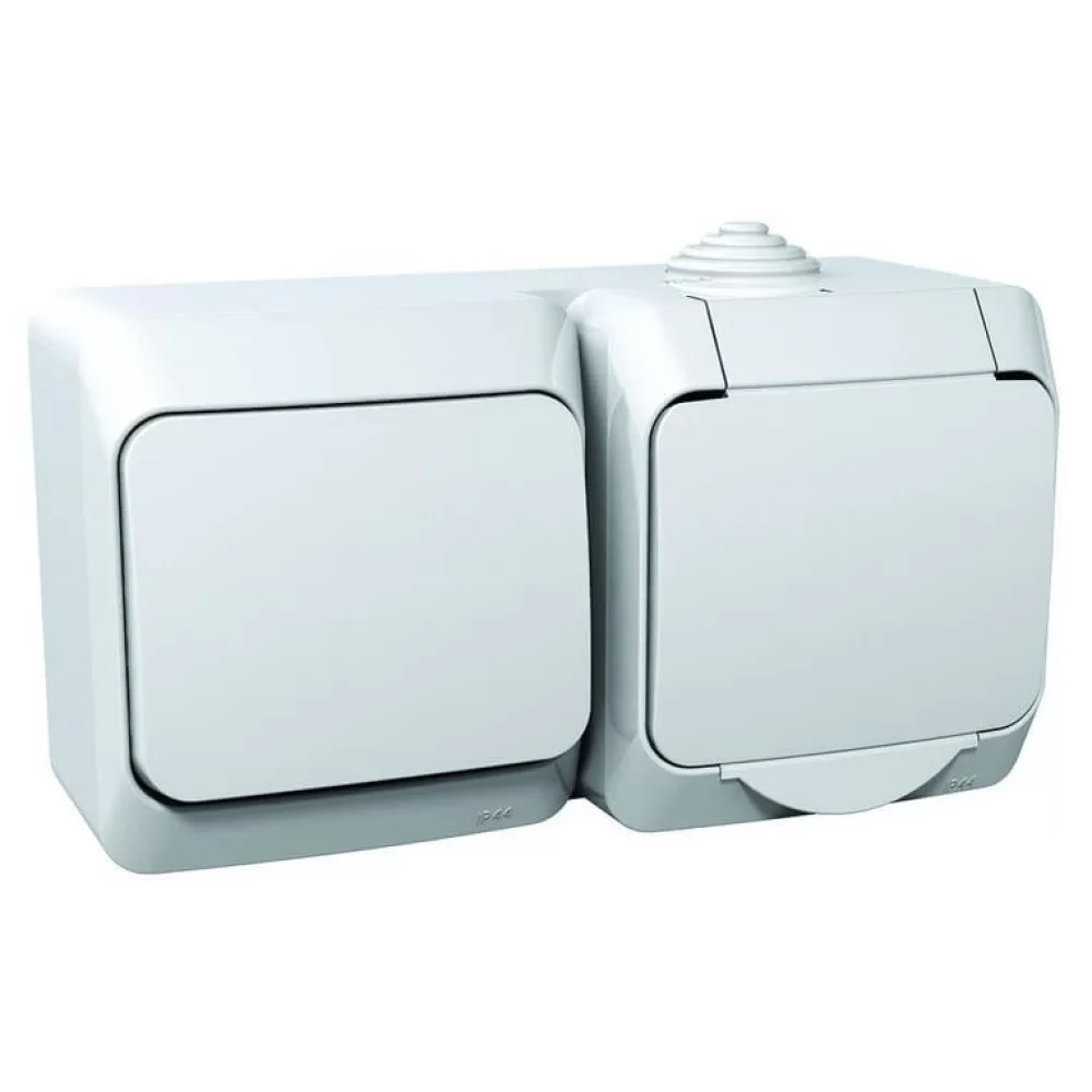 Розетка з вимикачем Cedar Plus