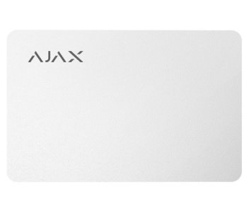 Безконтактна картка керування Ajax Pass white (3pcs)
