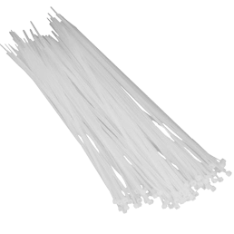 Хомут білий 300 x 4,8 (100шт)