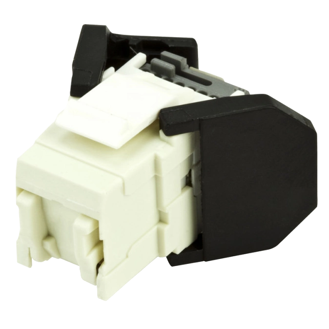 Модуль Keystone UTP RJ45 кат. 5e, чорний Corning FQ100027173