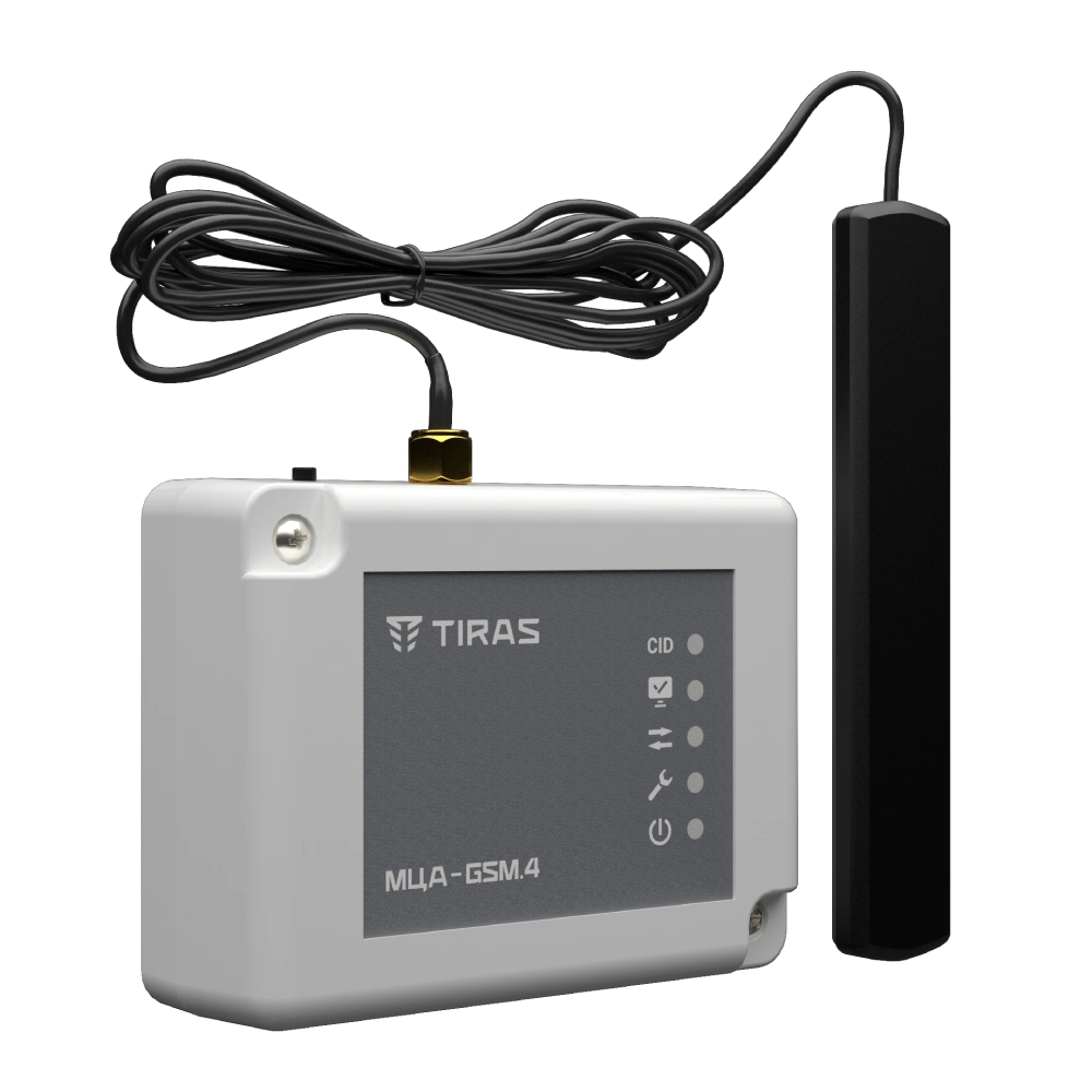 Модуль цифрового GSM-автодозвону Тірас Tiras МЦА-GSM.4