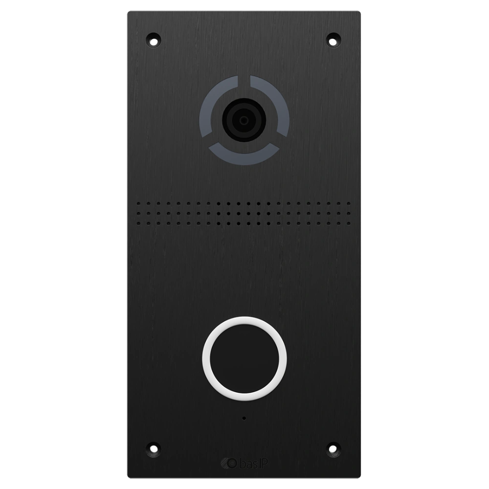 IP панель виклику з безконтактною кнопкою виклику Bas-IP AV-05FD black