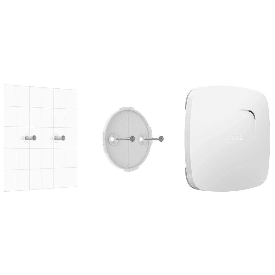 Кріпильна панель Smartbracket Ajax FireProtect white