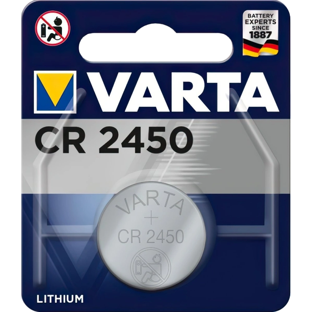 Батарейка CR 2450 VARTA BLI 1 LITHIUM
