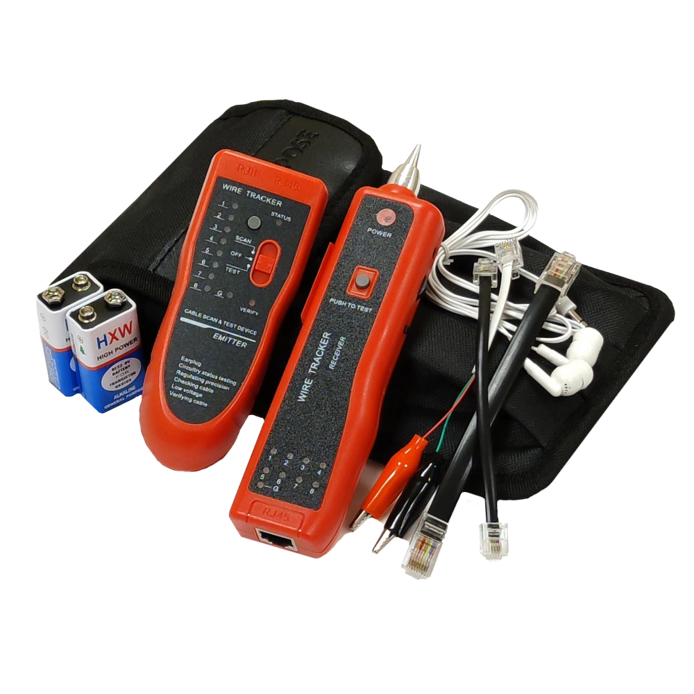Тестер кабельний - генератор тону RJ45 RJ12
