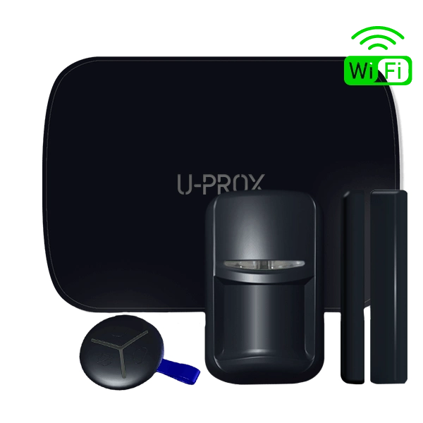 Комплект бездротової охоронної сигналізації U-Prox MP WiFi S Black