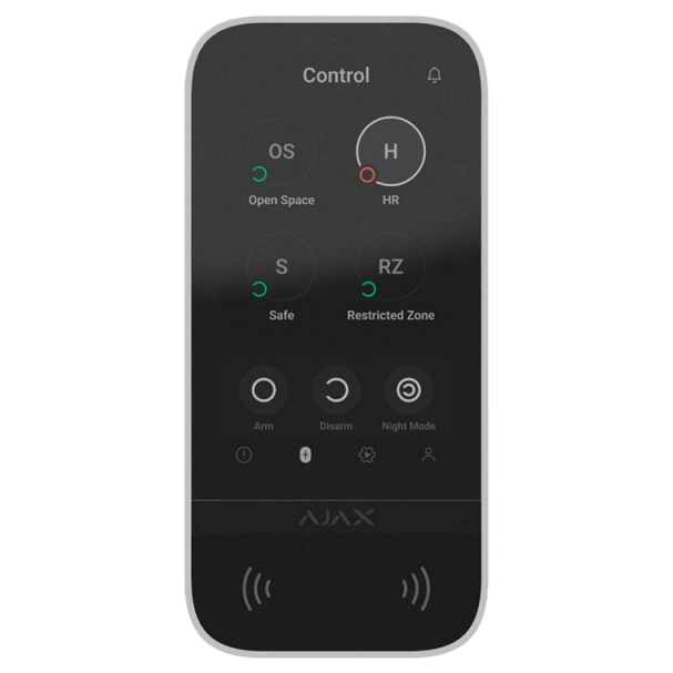 Ajax KeyPad TouchScreen (білий)