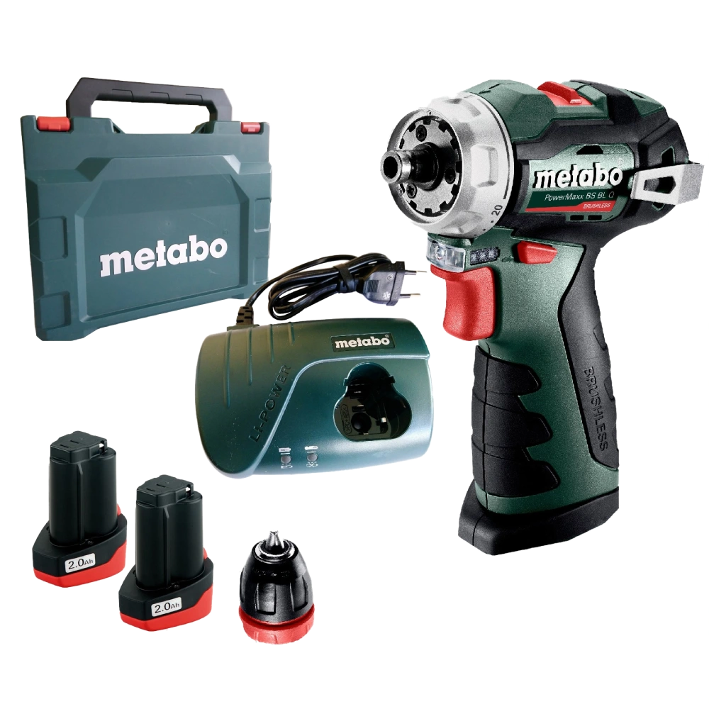 Акумуляторний безщітковий дриль-шурупокрут Metabo PowerMaxx BS BL Q (601749500)