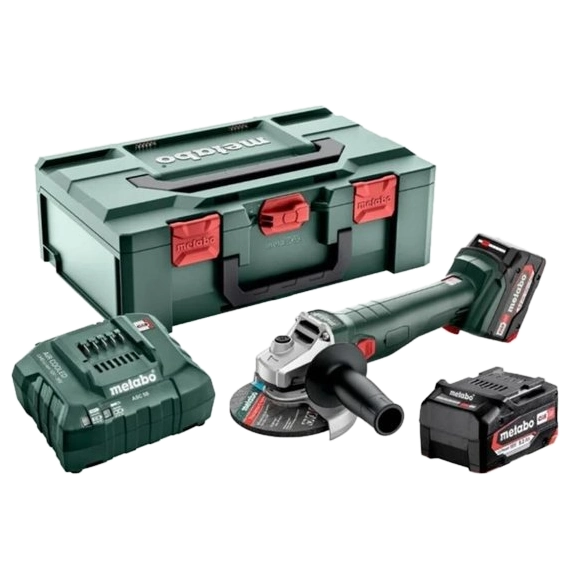 Акумуляторна кутова шліфувальна машина Metabo W 18 L 9-125 (602247510)