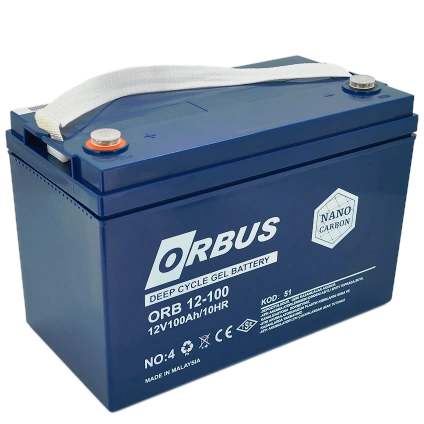 Свинцево-кислотна акумуляторна батарея ORBUS CG12100 100А•г 12В гелева