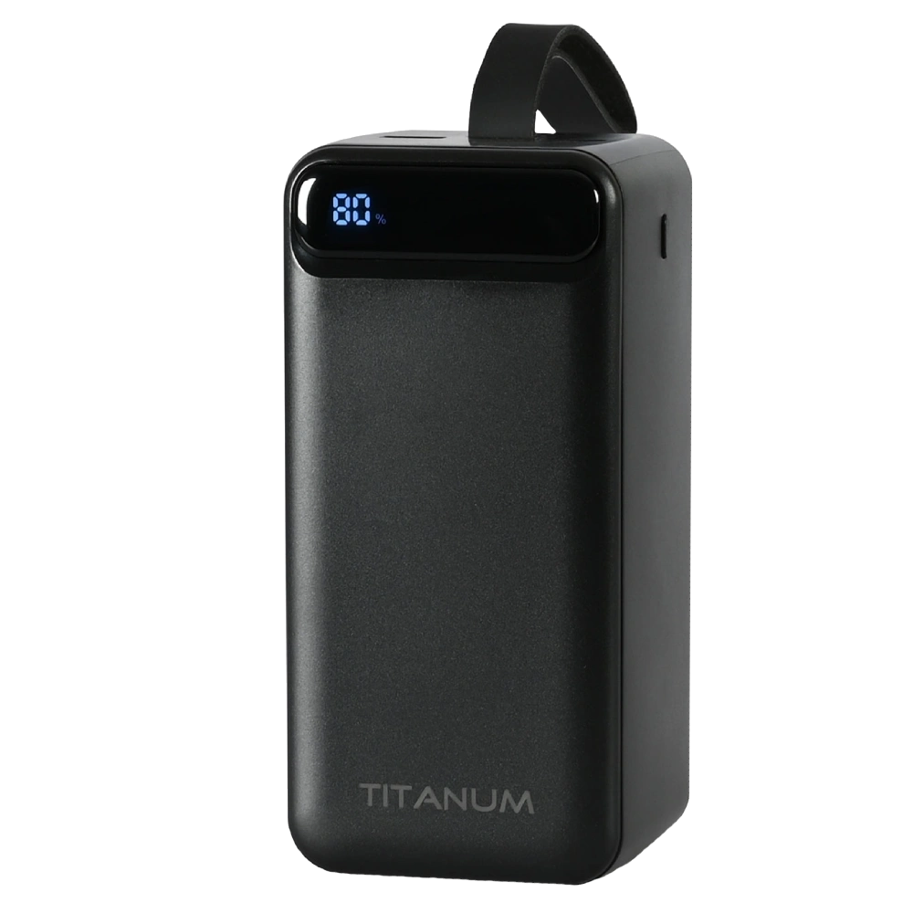 Повербанк TITANUM 741S 22.5W Black 50000mAh