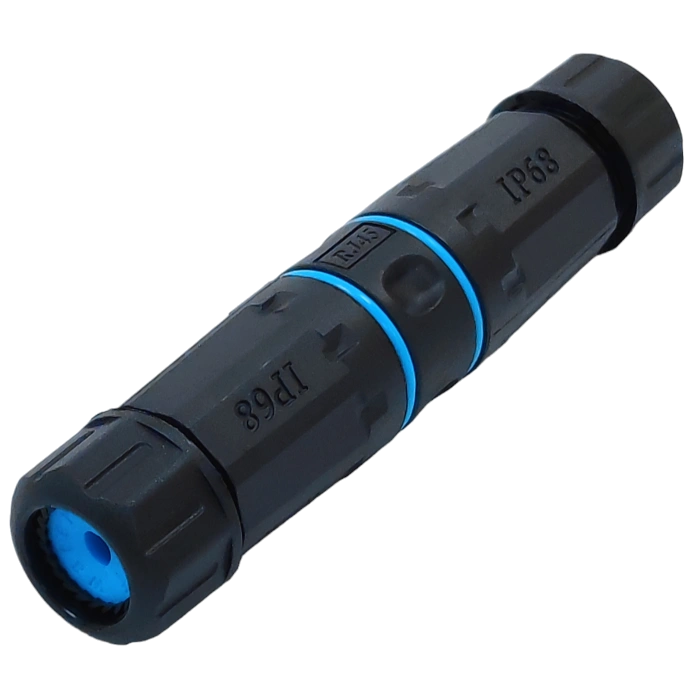 Водонепроникний з'єднувач IP68 кат. 6 RJ45-RJ45 STP