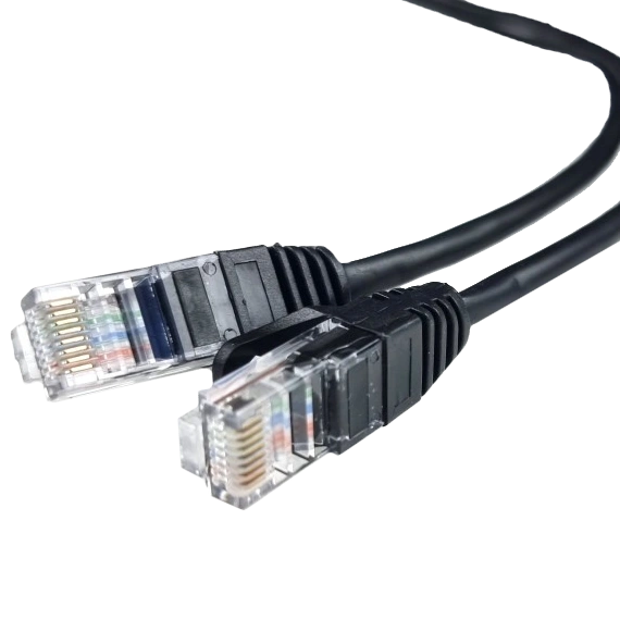 Патч-корд чорний 1м UTP CAT5e