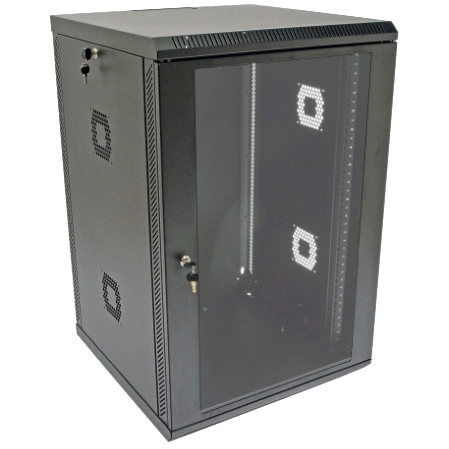 Шафа серверна 18 юнітів 19" 18U 600х600х907 мм