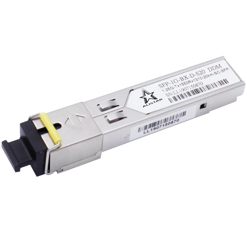 Модуль ALISTAR SFP-1G-BX-D-S20 SFP 1G 1SM WDM SC 20KM TX1550/RX1310nm DDM