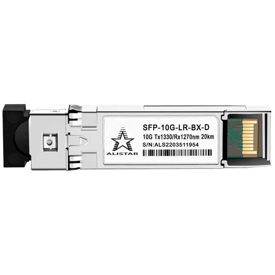 Модуль ALISTAR SFP-10G-LR-BX-D SFP+ 10G BASE-BX 1SM WDM LC 20KM TX1330/RX1270nm DOM