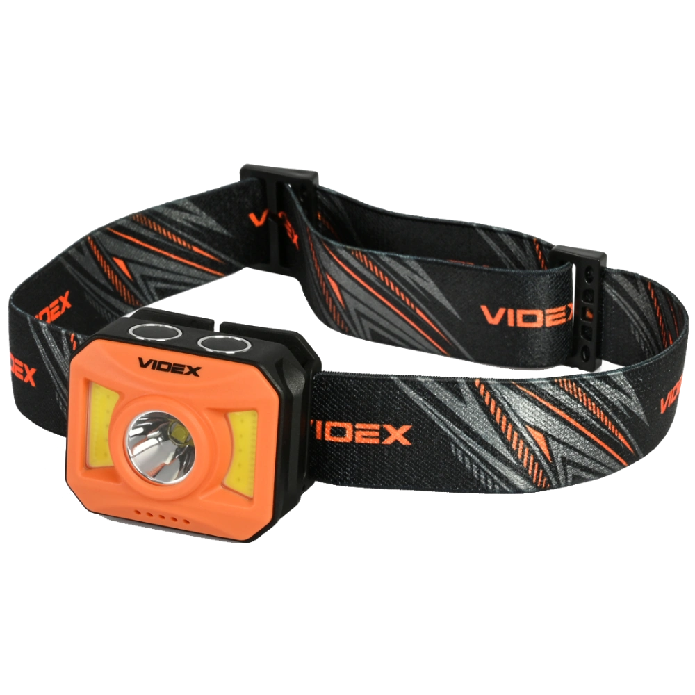 Налобний світлодіодний ліхтарик VIDEX VLF-H085-OR 400Lm 5000K