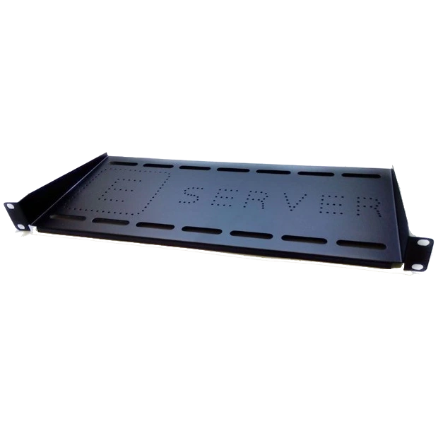 Консольна полиця чорна EServer 1U 19" 420х200