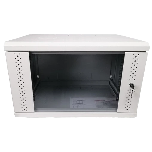Шафа EServer 6U 600х350х370 скло, сіра
