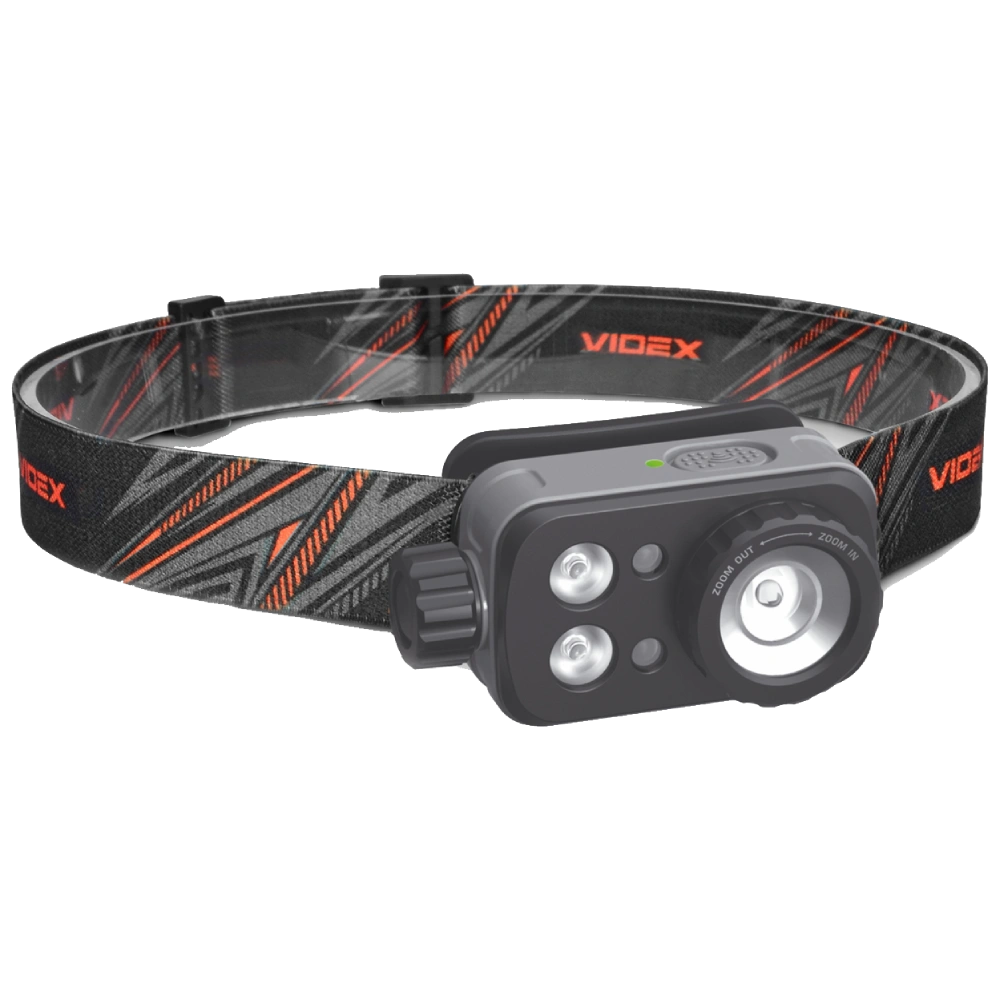 Налобний світлодіодний ліхтарик VIDEX VLF-H046Z 500Lm 5000K