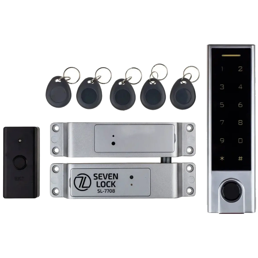 Бездротовий біометричний комплект контролю доступу SEVEN LOCK SL-7708F