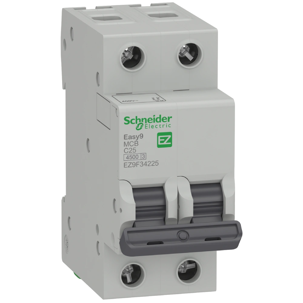 Автоматичний вимикач (АВ) Easy9 Schneider Electric EZ9, 2Р, 25А "С"