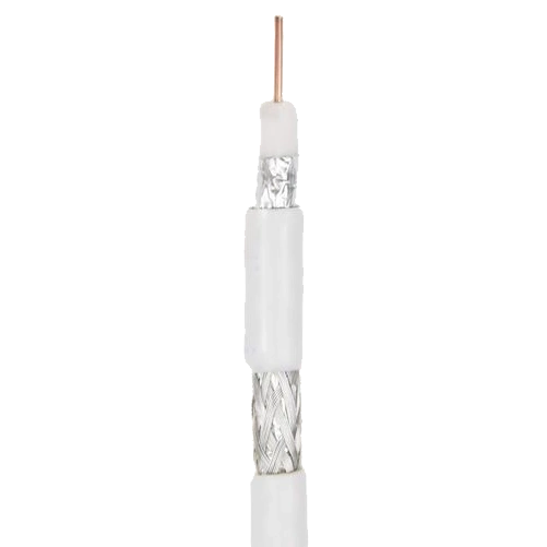 Коаксиальний кабель RG690 CU PE+2*0.5 бухта 100м