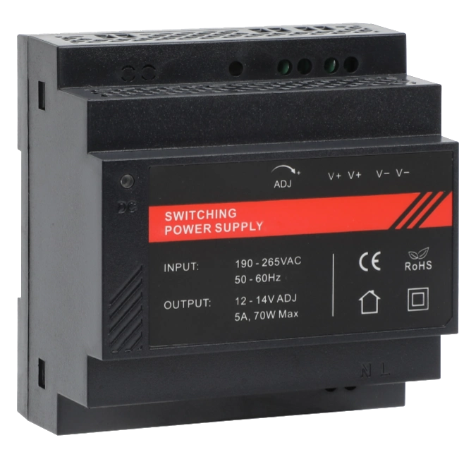 Блок живлення на DIN рейку DR12060-02 12V/5A