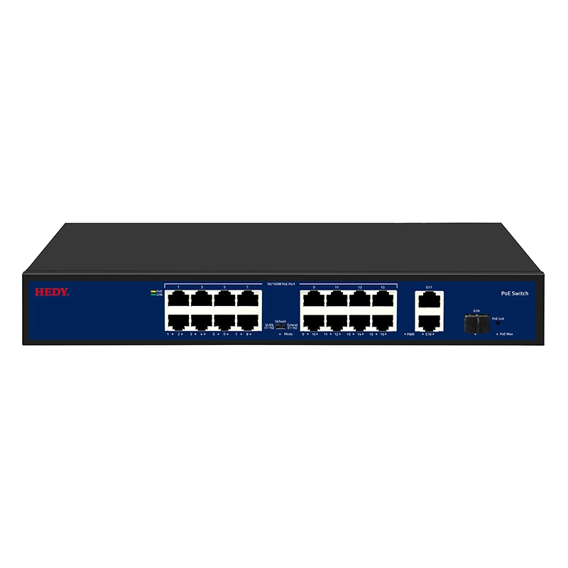 Комутатор 19 портів некерований Hedy HN16H2G1S-200-V1 16+2+1SFP