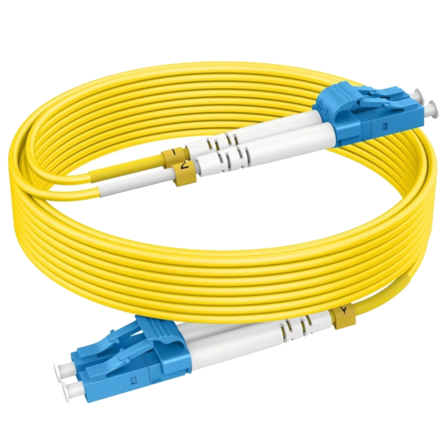 Патчкорд оптичний LC/UPC-LC/UPC SM 1м Simplex Slim 2мм