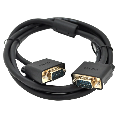 Кабель VEGGIEG VG-1.5 VGA 3 + 6 (тато-тато) OD-6.5мм 1 ферит