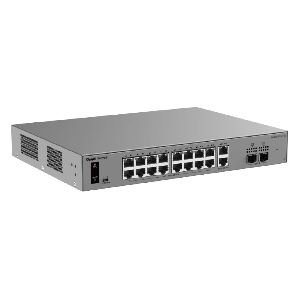 Комутатор 20 портів керований Ruijie Reyee RG-ES220GS-P-V2 POE