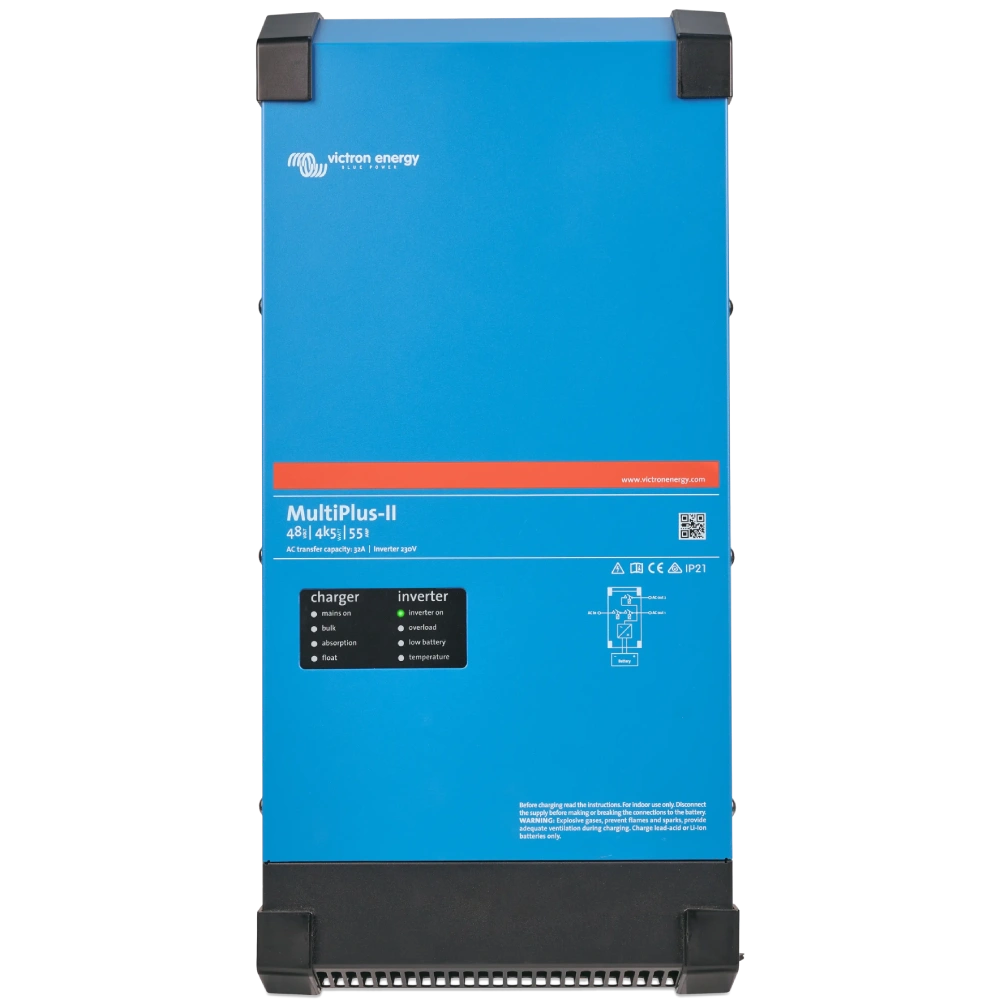 Інвертор VictronEnergy MultiPlus-II 48/4k5/55-32 230V однофазний чиста синусоїда (обʼєднано → #24132)